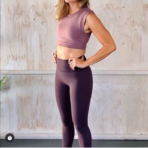 XXIV ACTIVE super smooth tights in açaí XS